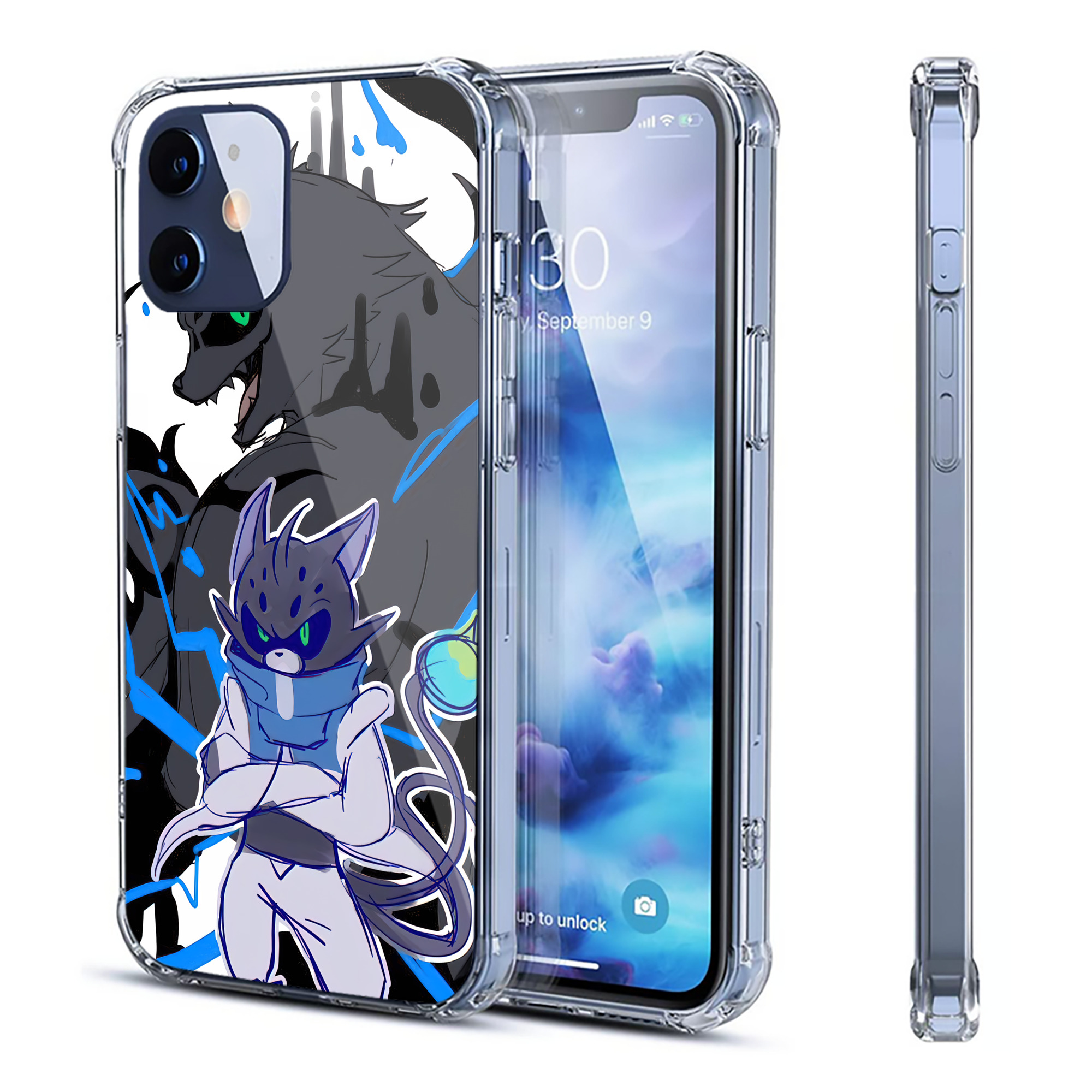 （画像用） 妖怪ウォッチ Yo-kai Watch 【iPhone 12シリーズ対応】透明スマホケース（クリアソフトケース）